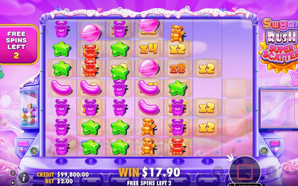 Free Spins (Standard) with Multiplier Spots still marked